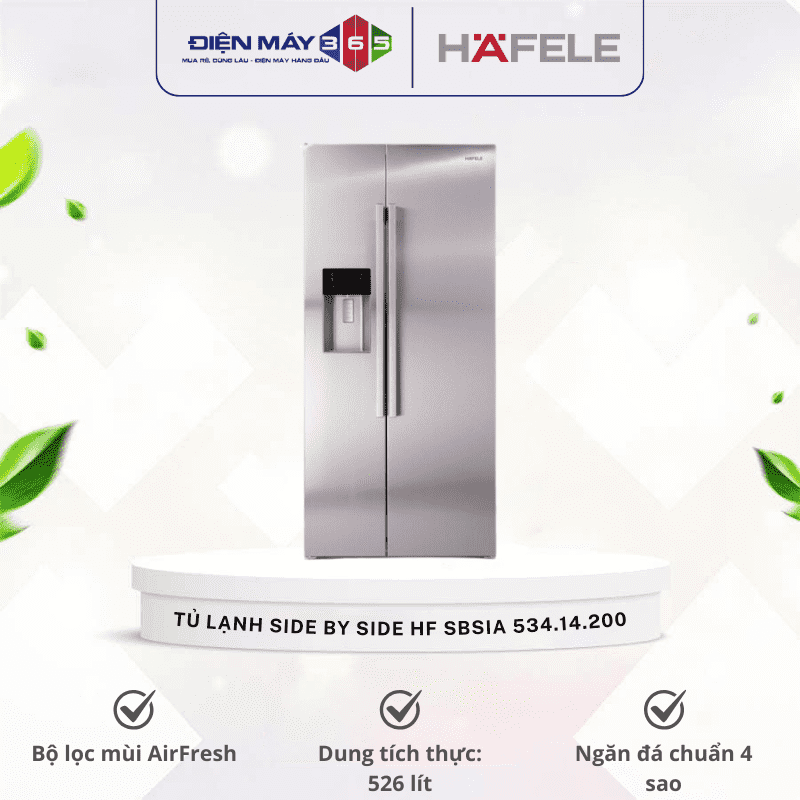 Tủ lạnh Side By Side Hafele HF SBSIA 534.14.200 3 Tủ lạnh Side By Side Hafele HF SBSIA 534.14.200