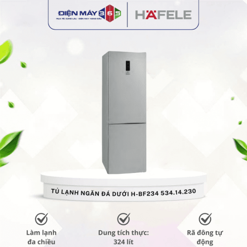 Tủ lạnh đơn ngăn đá dưới Hafele H-BF234 534.14.230