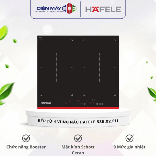 Bếp từ 4 vùng nấu Hafele 535.02.211