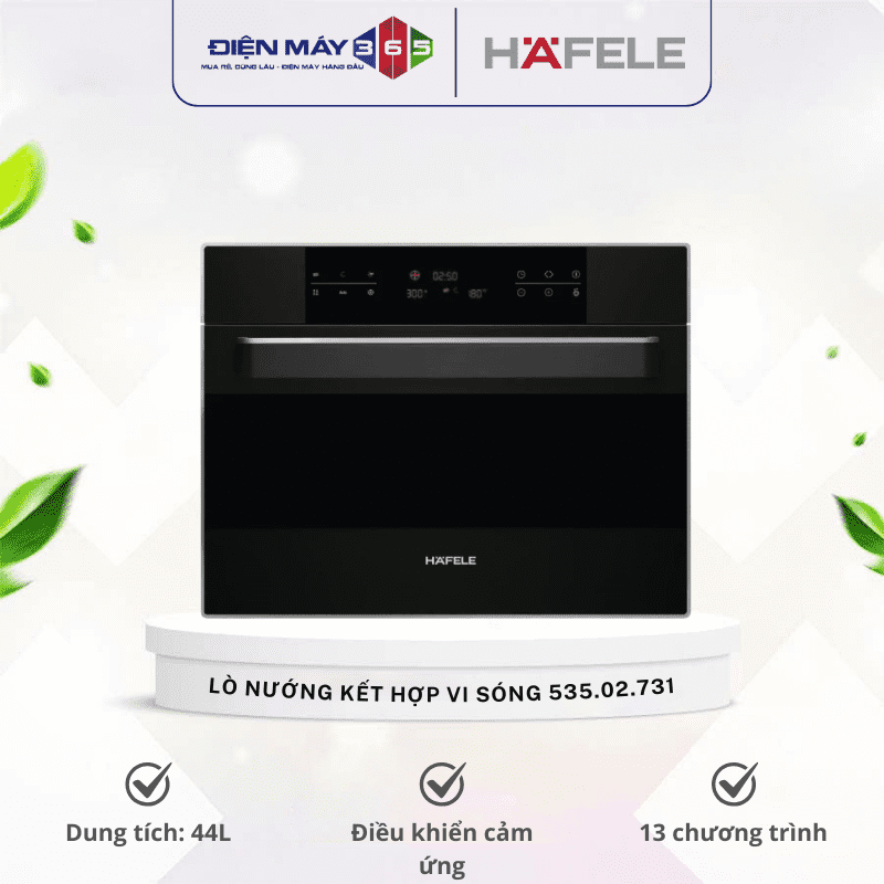Lò vi sóng kết hợp nướng âm tủ Hafele 44 lít 535.02.731 2 Lò vi sóng kết hợp nướng âm tủ Hafele 44 lít 535.02.731