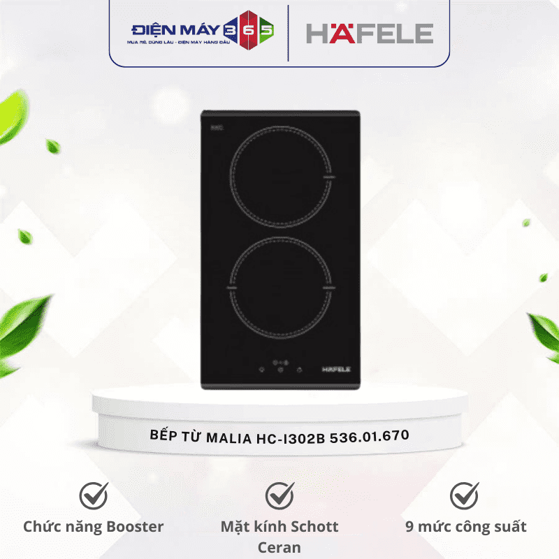 Bếp từ Hafele MALIA HC-I302B 536.01.670 3 Bếp từ Hafele MALIA HC-I302B 536.01.670