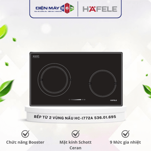 Bếp từ 2 vùng nấu Hafele HC-I772A 536.01.695