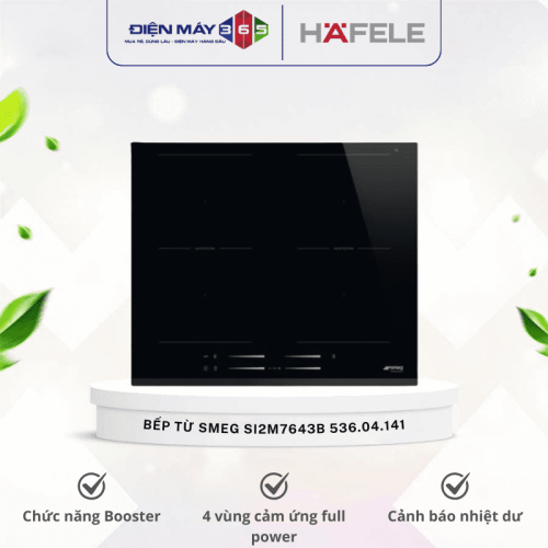 Bếp từ Smeg SI2M7643B 536.04.141