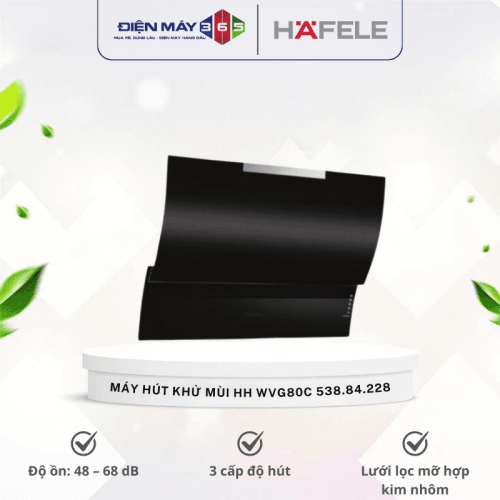 Máy hút khử mùi gắn tường Hafele HH WVG80C 538.84.228