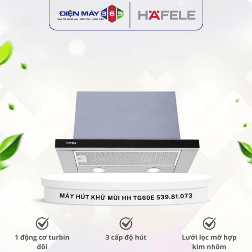 Máy hút khử mùi âm tủ dạng kéo Hafele HH TG60E 539.81.073