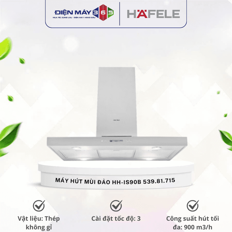 Máy hút mùi đảo Hafele HH-IS90B 539.81.715 3 Máy hút mùi đảo Hafele HH-IS90B 539.81.715