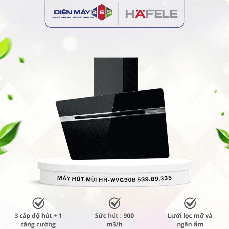 Máy hút mùi gắn tường HH-WVG90B 539.89.335 3 Máy hút mùi gắn tường HH-WVG90B 539.89.335
