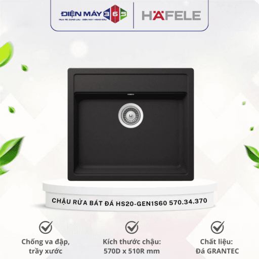 Chậu rửa bát đá Hafele HS20-GEN1S60 570.34.370 4 570 optimized.34.370