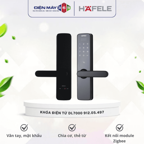Khóa điện tử Hafele DL7000 912.05.497 - Chưa bao gồm pin