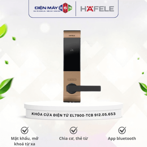 Khóa cửa điện tử Hafele EL7900-TCB 912.05.653
