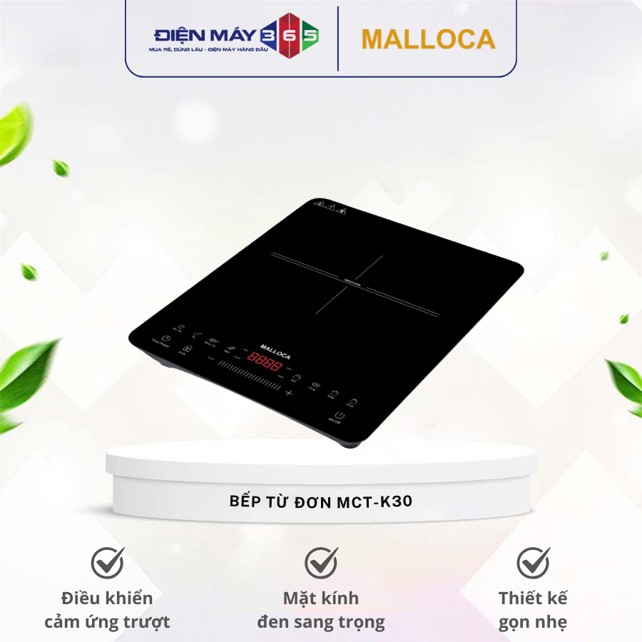 Bếp từ đơn Malloca MCT-K30 3 Bếp từ đơn Malloca MCT-K30