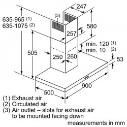 Máy hút mùi Bosch DWB97DM50B 6 Máy hút mùi Bosch DWB97DM50B - Ảnh 4