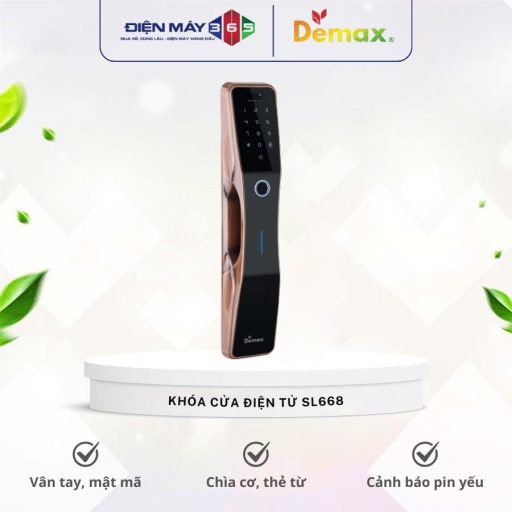 Khoa cua dien tu Demax SL668