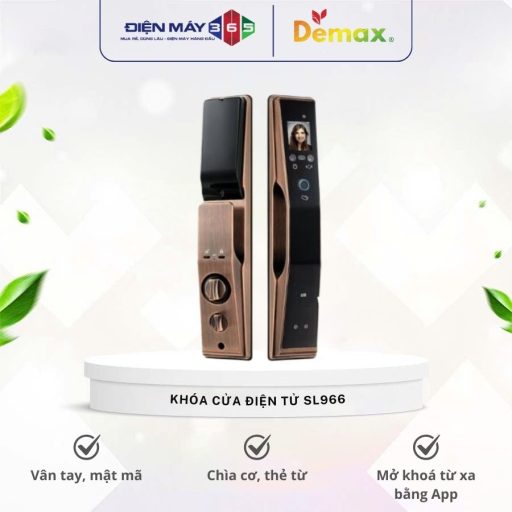 Khóa cửa điện tử Demax SL966 4 Khoa cua dien tu Demax SL966