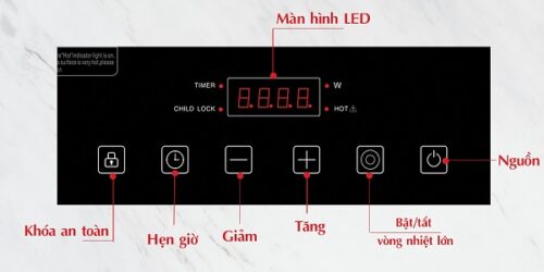 Bếp điện từ hỗn hợp Chefs EH-MIX321 10 bep dien tu chefs eh mix 321 5