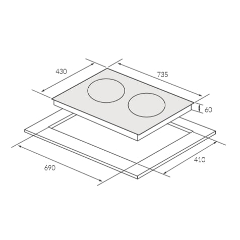Bếp từ 2 vùng nấu Eurosun EU-T256Max 5 Bếp từ 2 vùng nấu Eurosun EU-T256Max - Ảnh 3