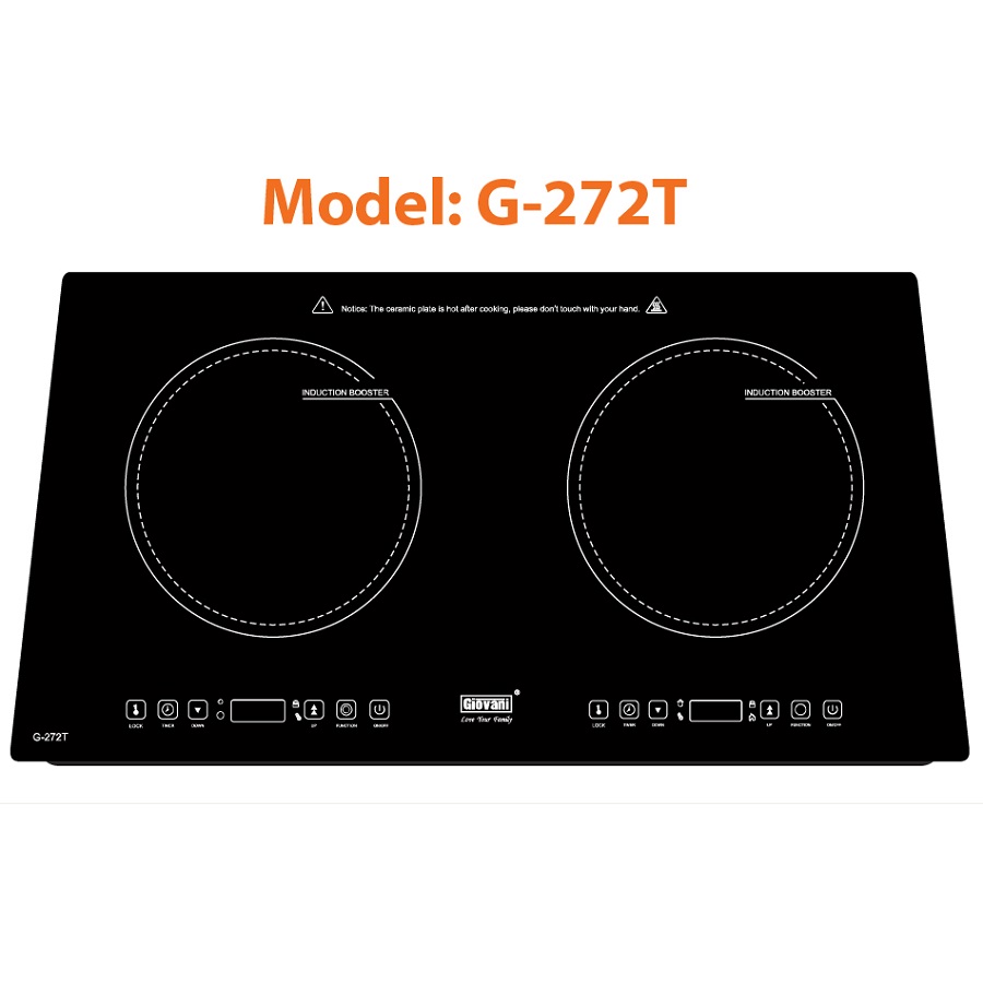 BẾP TỪ GIOVANI G-272T 3 BẾP TỪ GIOVANI G-272T