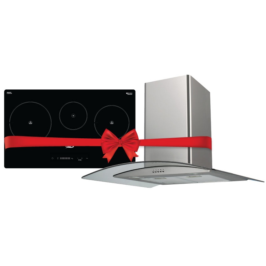 COMBO 24: bếp từ 3 + hút mùi Chefs EH-CBI534 3 COMBO 24: bếp từ 3 + hút mùi Chefs EH-CBI534
