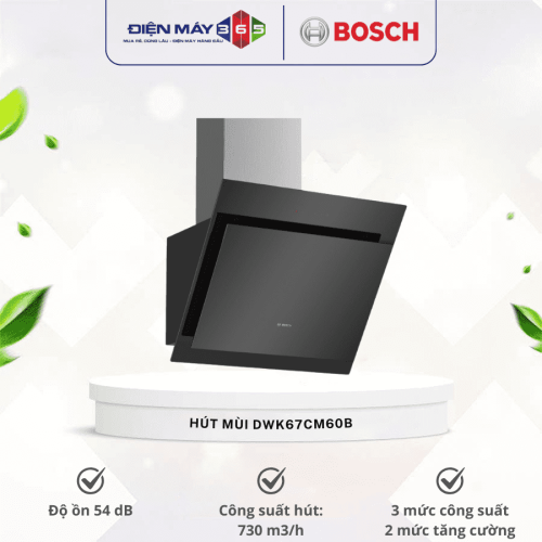 Hút mùi gắn tường Bosch DWK67CM60B
