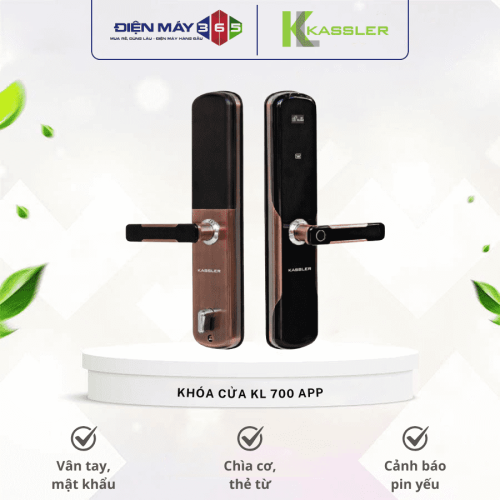 Khóa cửa điện tử Kassler KL 700 APP
