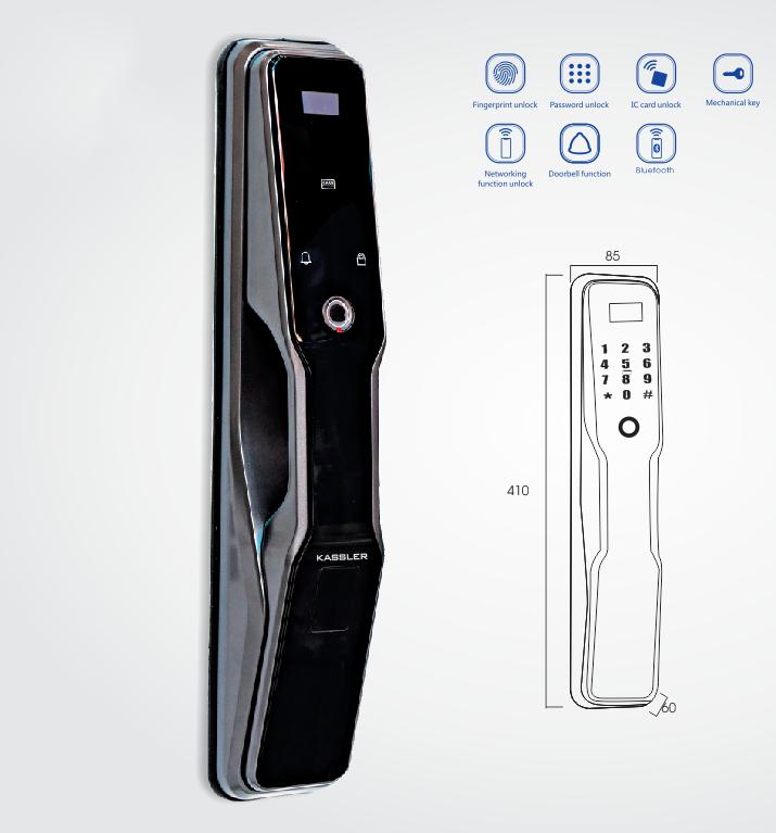 Khóa vân tay Kassler KL-868 APP 4 Khóa vân tay Kassler KL-868 APP - Ảnh 2