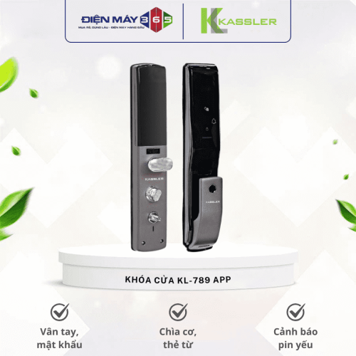 Khóa cửa vân tay Kassler KL-789 APP