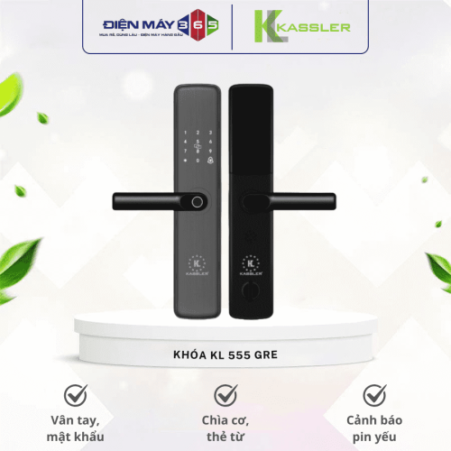 Khóa điện tử Kassler KL 555 GRE / Khóa cửa nhôm