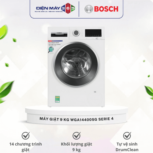 Máy giặt Bosch 9 kg WGA14400SG Serie 4