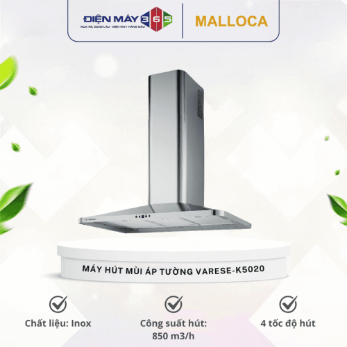 Máy hút khói khử mùi áp tường MALLOCA VARESE-K5020