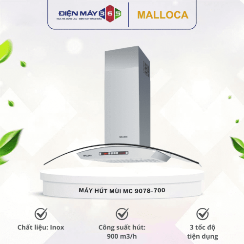 Máy hút khói khử mùi MALLOCA MC 9078-700