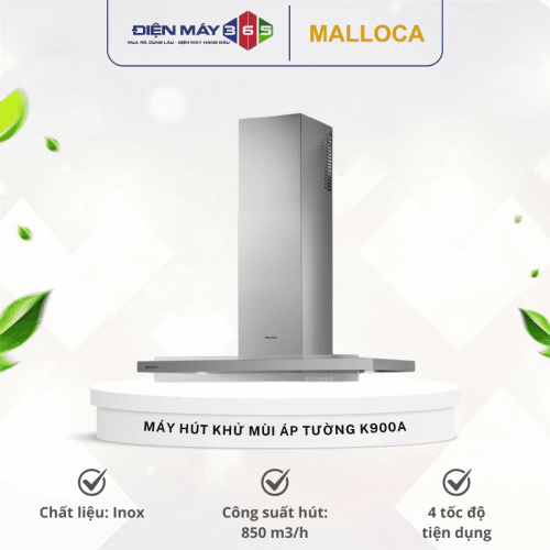 Máy hút khử mùi áp tường MALLOCA K900A