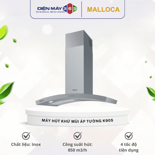 Máy hút khử mùi áp tường MALLOCA K90S