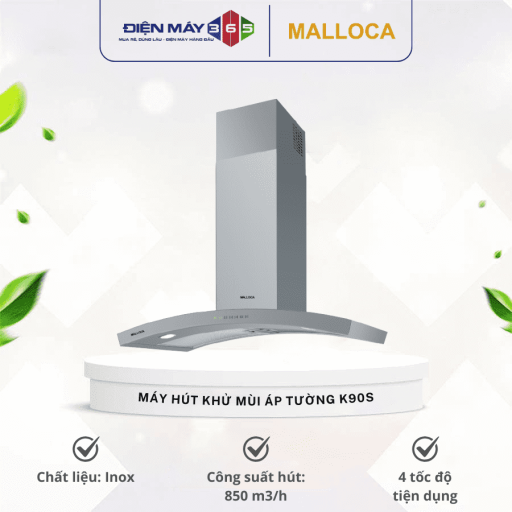 Máy hút khử mùi áp tường MALLOCA K90S 4 may hut khu mui ap tuong malloca k90s optimized