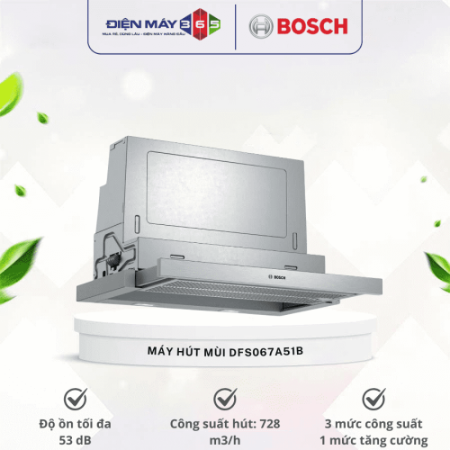 Máy hút mùi âm tủ Bosch DFS067A51B