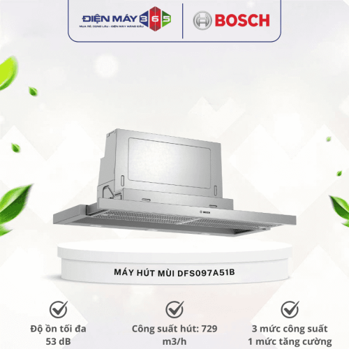 Máy hút mùi âm tủ Bosch DFS097A51B