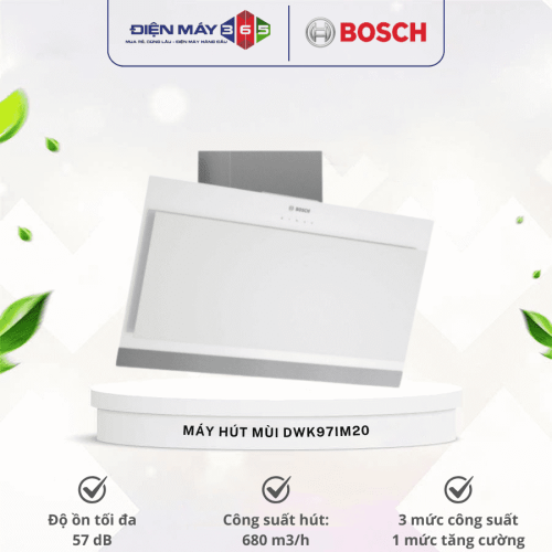 Máy hút mùi treo tường Bosch DWK97IM20