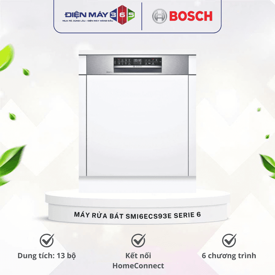 Máy rửa bát Bosch SMI6ECS93E serie 6 3 Máy rửa bát Bosch SMI6ECS93E serie 6