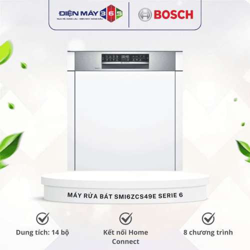 Máy rửa bát Bosch SMI6ZCS49E serie 6