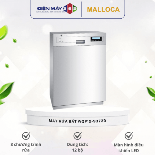 Máy rửa bát Malloca WQP12-9373D