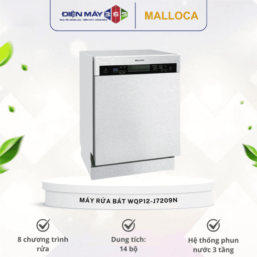 Máy rửa bát Malloca WQP12-J7209N 4 may rua bat malloca wqp12 j7209n optimized