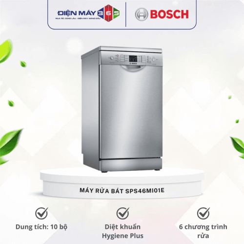 Máy rửa chén bát độc lập Bosch SPS46MI01E