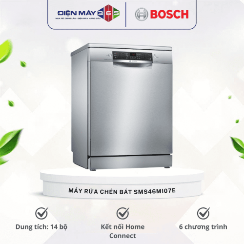 Máy rửa chén bát độc lập Bosch SMS46MI07E