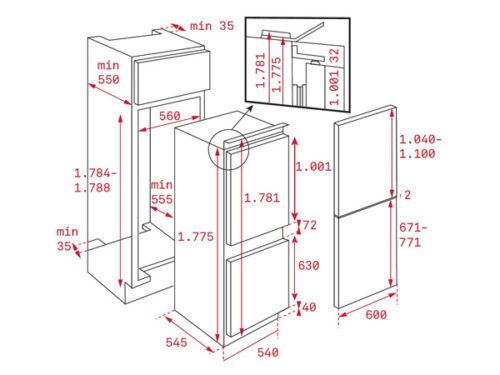 Tủ lạnh TEKA CI3 350 NF GMARK 40634573 5 teka ci3 350 nf gmark 1