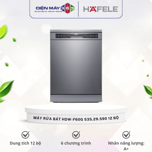 Máy rửa bát Hafele HDW-F60G 535.29.590 12 bộ