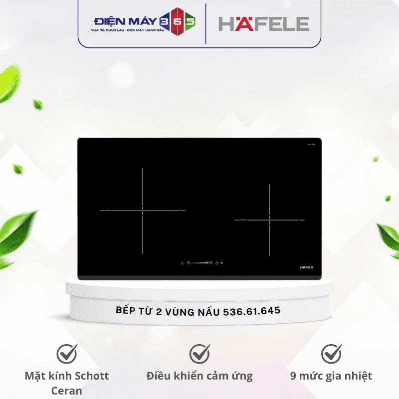 Bếp từ 2 vùng nấu Hafele HC-I772D 536.61.645 3 Bếp từ 2 vùng nấu Hafele HC-I772D 536.61.645