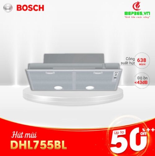 COMBO 11: Bếp Từ Bosch PUC631BB2E + Máy hút mùi Bosch + Chậu rửa bát Bosch Blanco LEXA 8 Rock Grey + Vòi rửa bát Bosch 7 DHL755BL 1