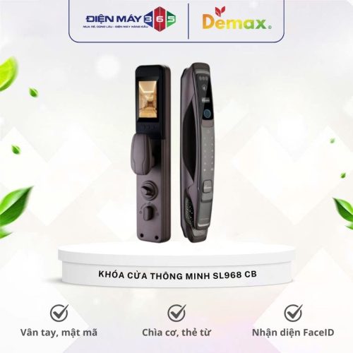 Khóa cửa thông minh nhận diện khuôn mặt FACE ID-3D Demax SL968 CB