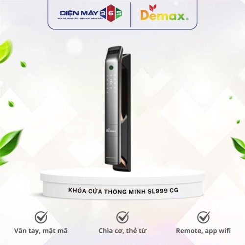 Khóa cửa thông minh nhận diện khuôn mặt FACE ID-3D Demax SL999 CG