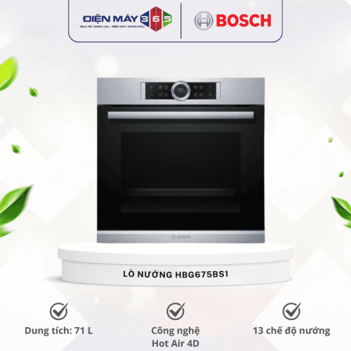 Lò nướng BOSCH HBG675BS1|Serie 8