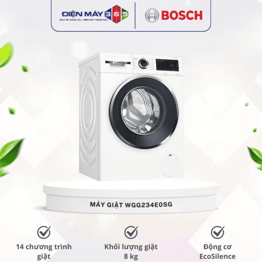 Máy Giặt Bosch 8 Kg WGG234E0SG cửa trước 8 may giat quan ao bosch wgg234e0sg optimized